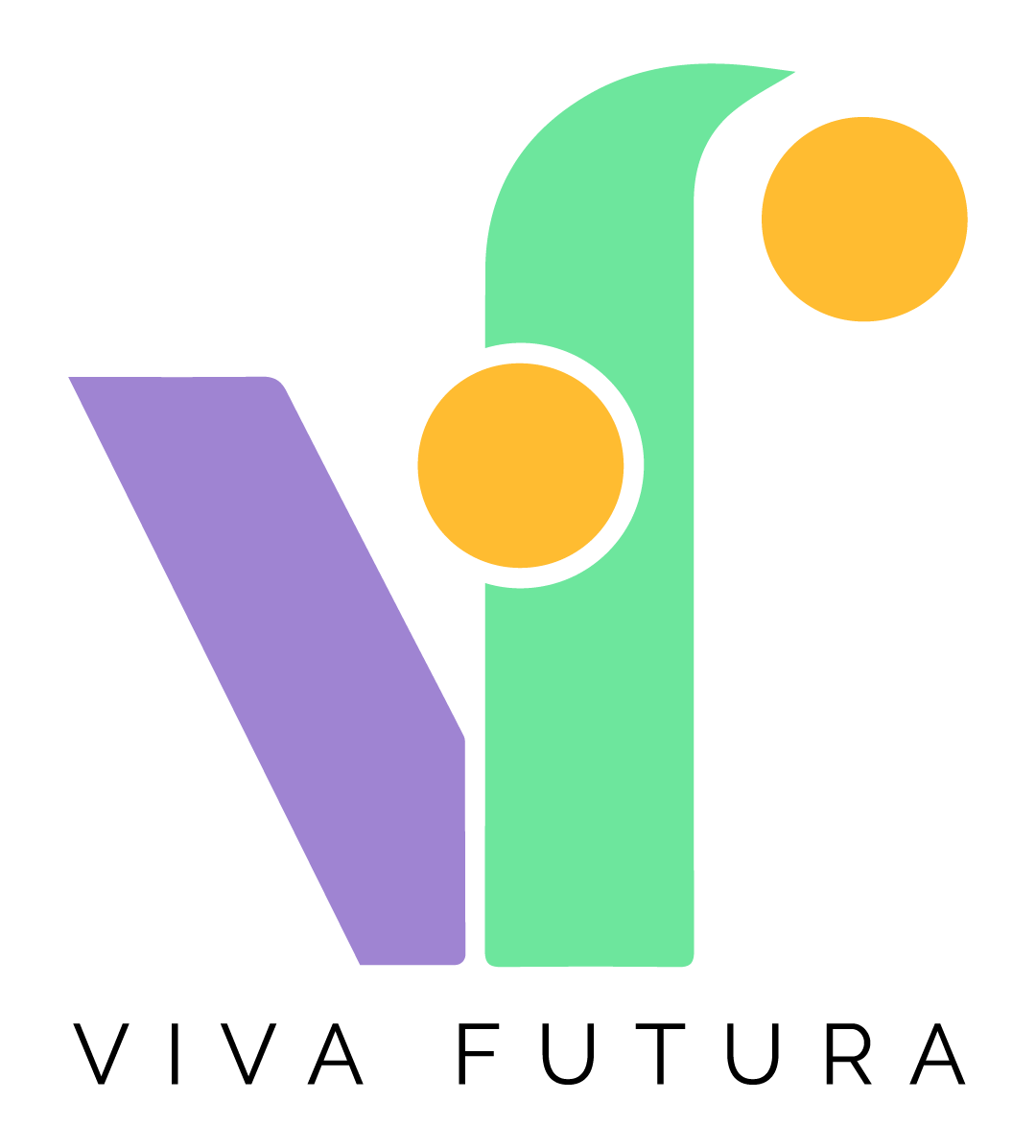 The footer logo for viva futura.