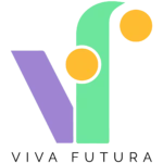 The footer logo for viva futura.